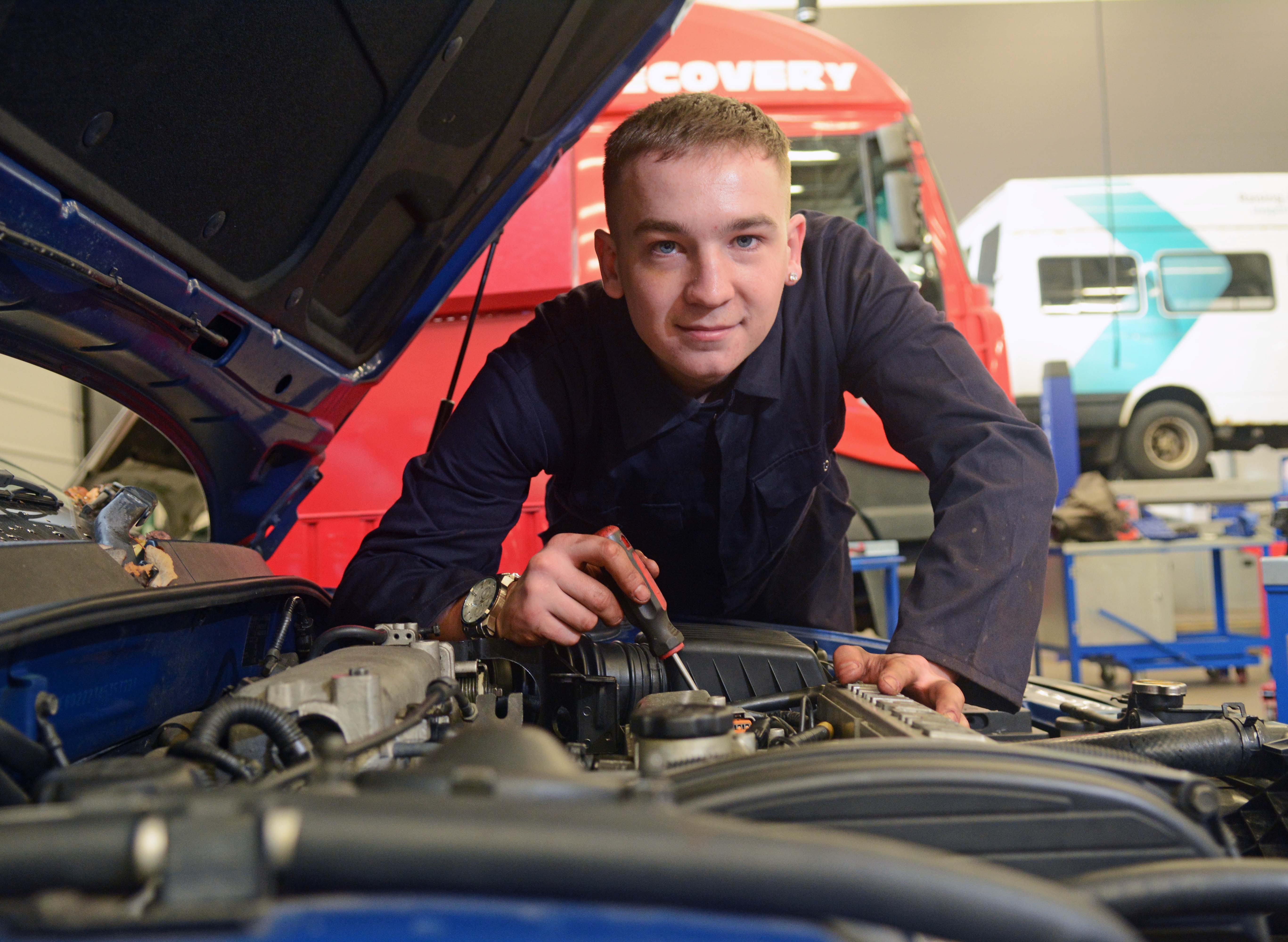 Motoring ahead with Ayrshire College.John Paul.jpg