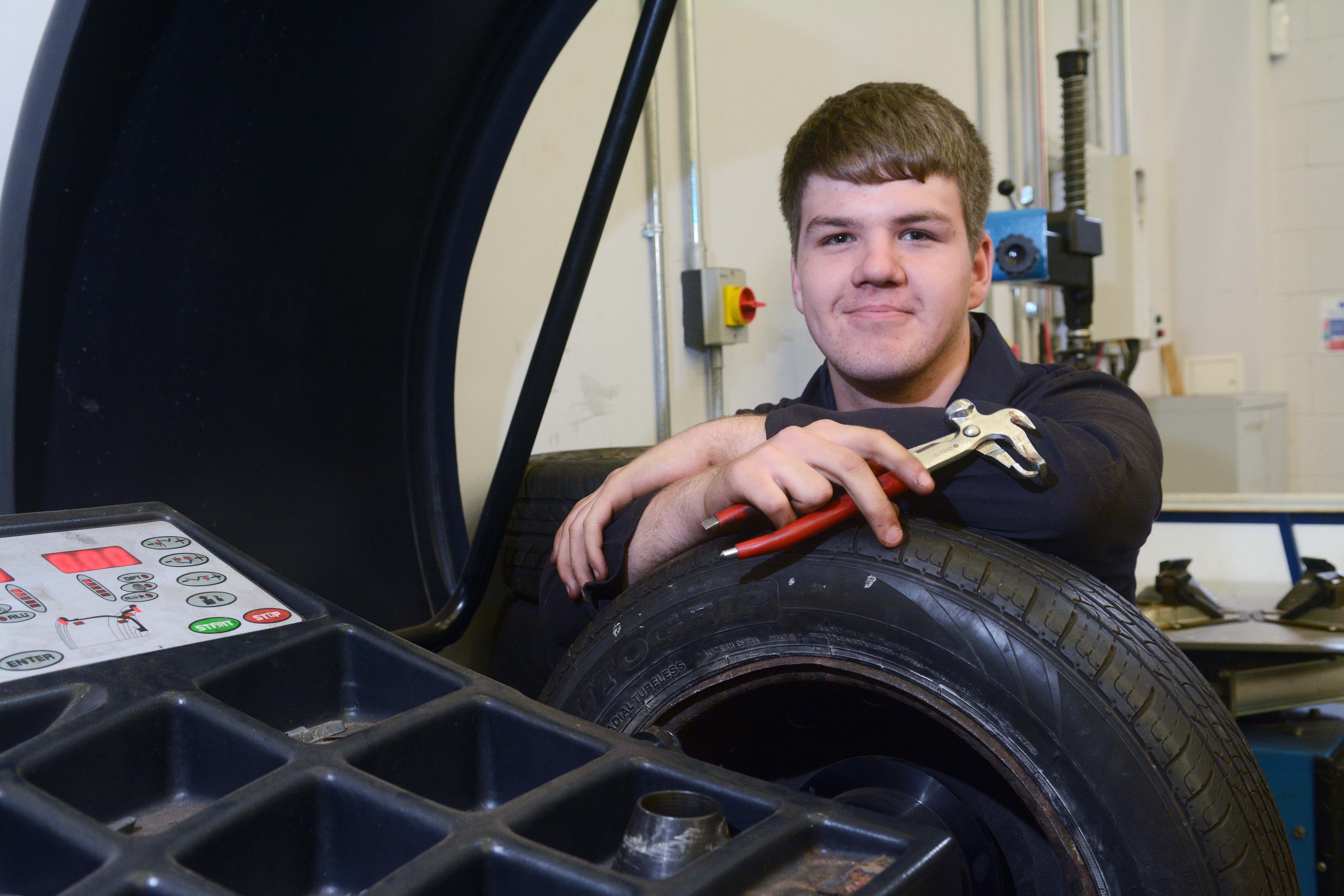 Motoring ahead with Ayrshire College.Mackenzie.jpg