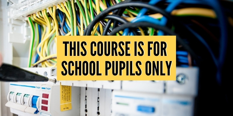 This course is for school pupils only graphic